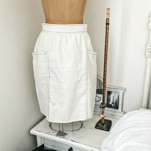 Anthropologie Cartonnier Skirt with Well Pockets